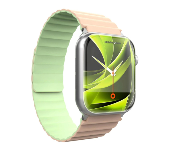 Mobile Origin Magnetic Watch Strap IIpink/light green Apple Watch 49mm/46m - 1504130 - zdjęcie